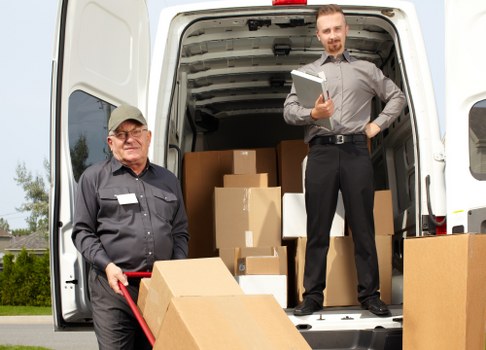 Commercial moving team planning an office relocation in Waterloo