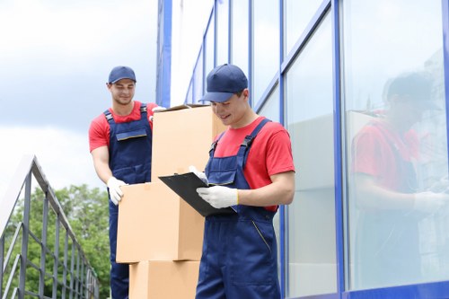 Removal team preparing a local move in Waterloo