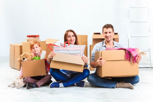 Removal team preparing a home move in Waterloo