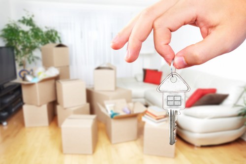 Residential flat move in Waterloo with access and stairway considerations