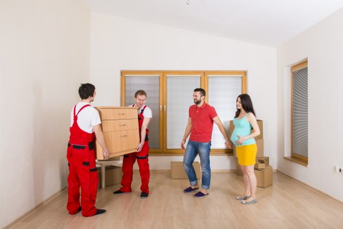 Moving team navigating access and parking challenges for a Waterloo office move