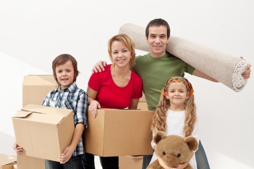 Loading furniture for a Waterloo man and van service