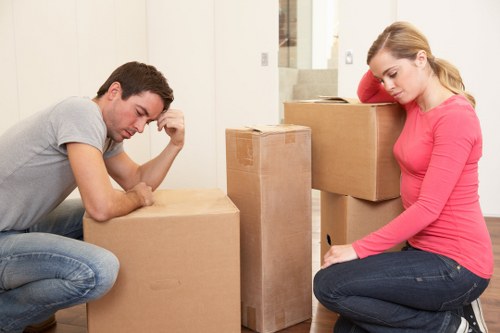 Local Waterloo moving service handling a flat relocation
