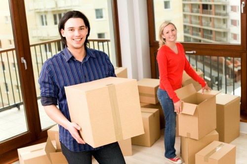 Moving day preparation and loading for a Waterloo property