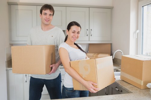 Careful boxing and labeling of household items for Waterloo relocation